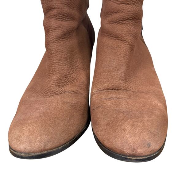 Cole Haan Grand.OS Brown High Heel Chunky Ankle Boots Booties Shoes Leather 8 B - Picture 7 of 16